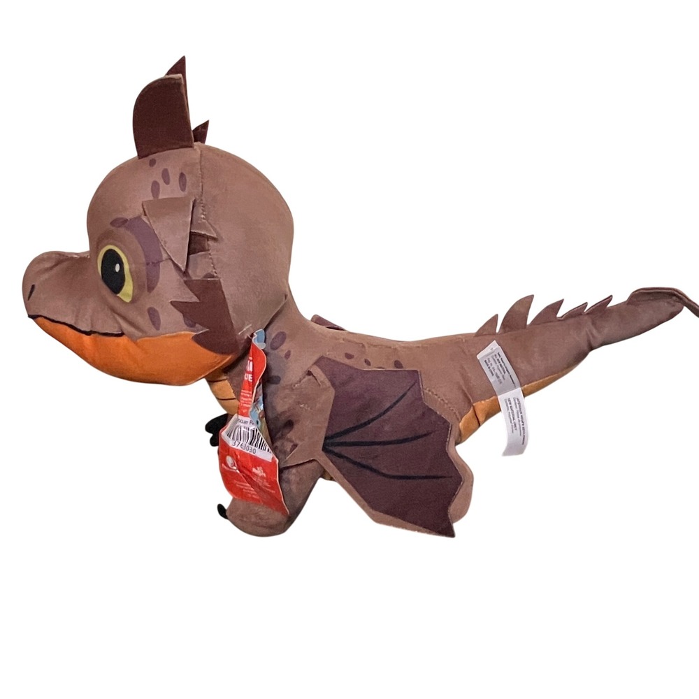 DreamWorks Dragons Rescue Riders Burple Plush Kids One Size Brown New With Tags
